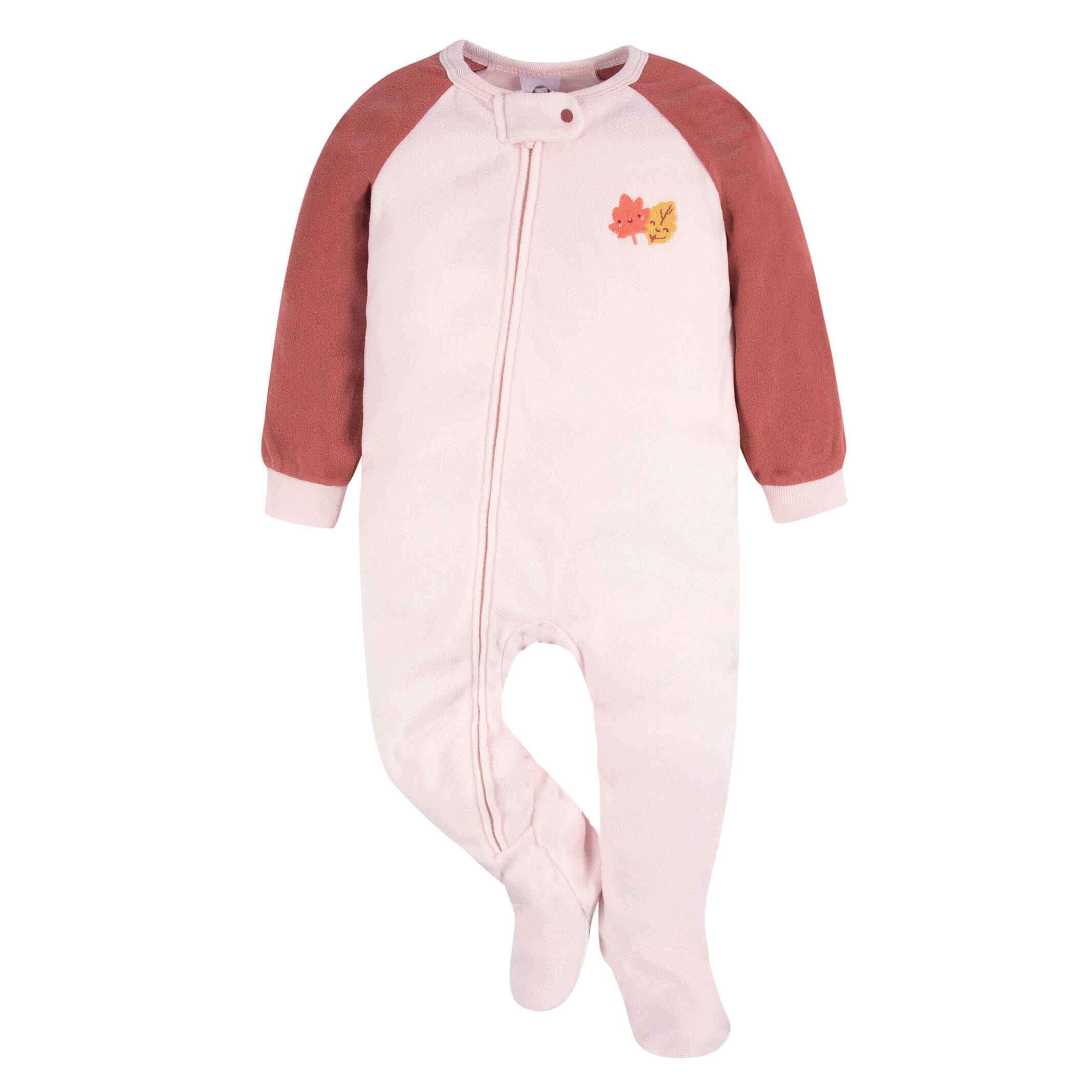 2-Pack Baby & Toddler Girls Leaves Blanket Sleepers