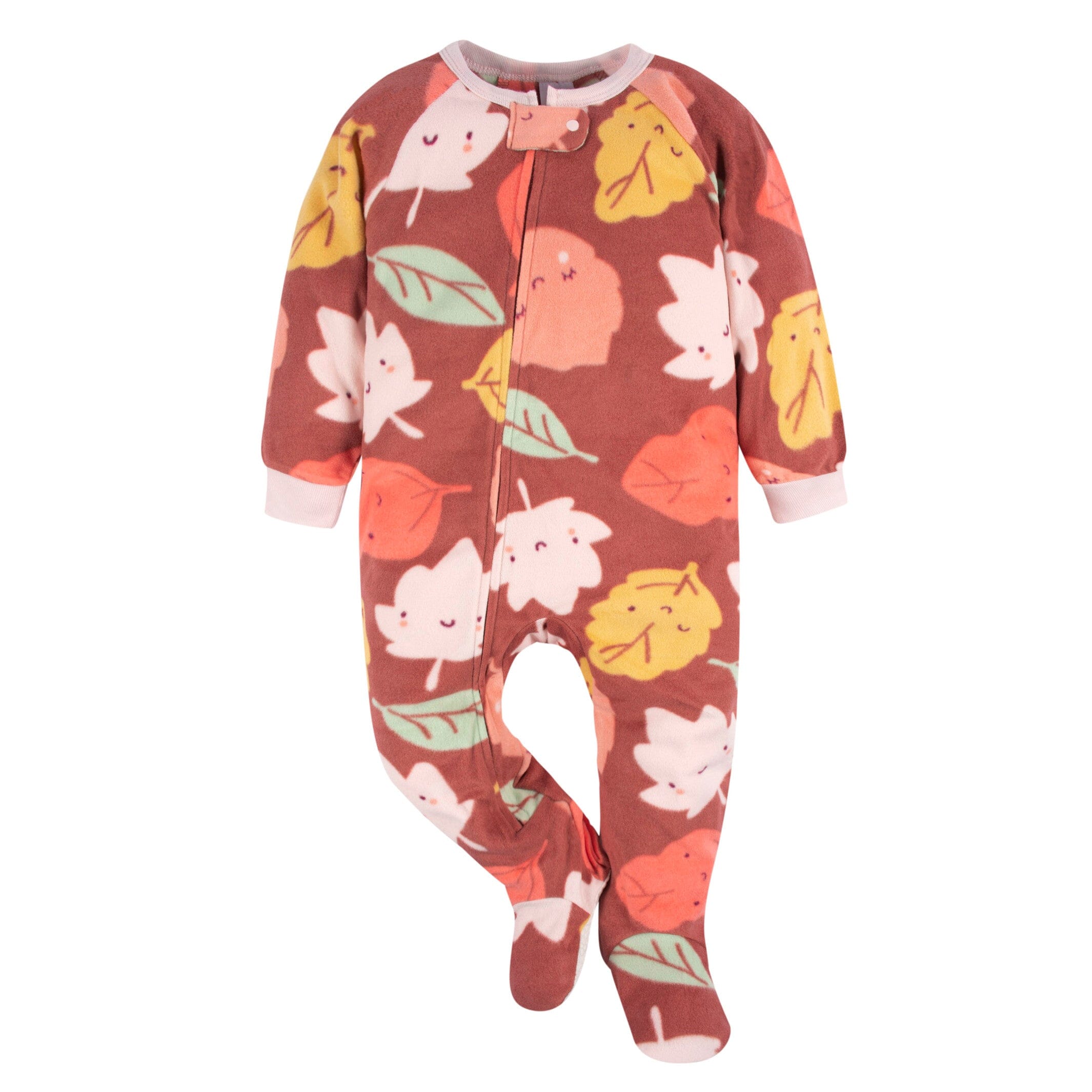 2-Pack Baby & Toddler Girls Leaves Blanket Sleepers
