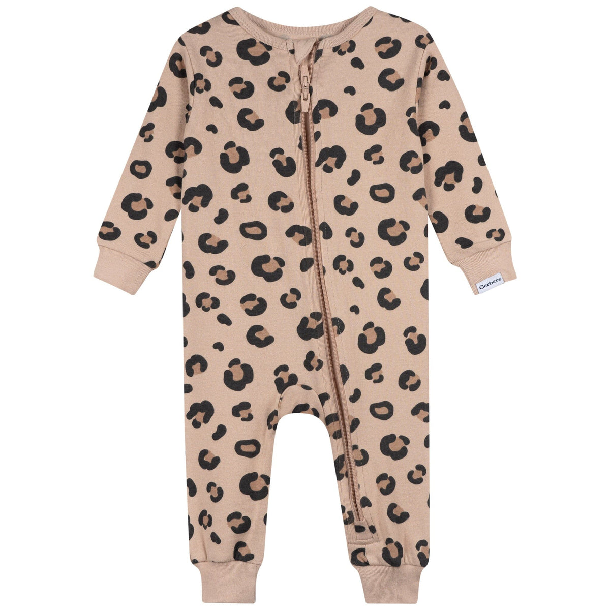 2-Pack Baby & Toddler Girls Leopard Snug Fit Footless Pajamas sleepwear Gerber® 