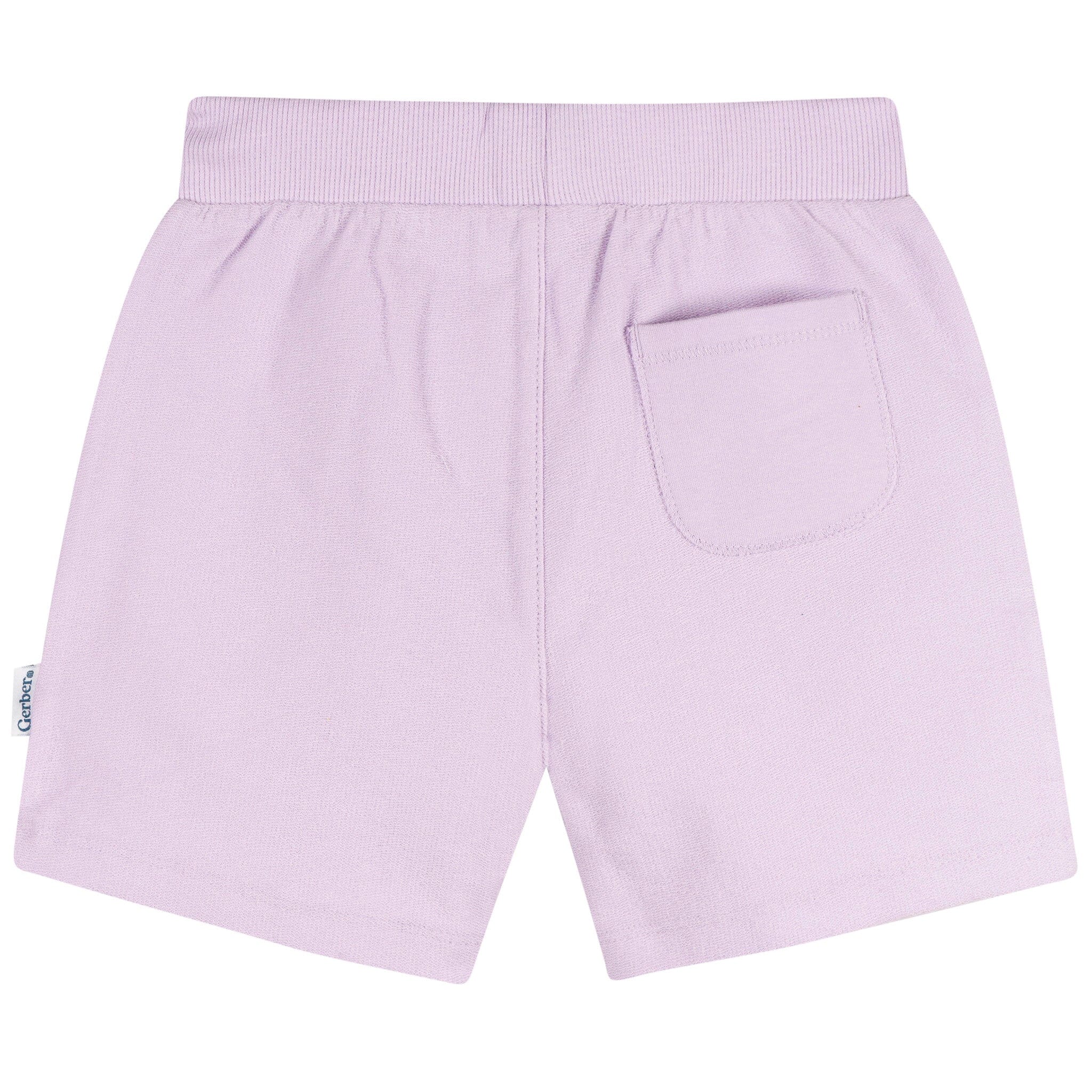 2-Pack Baby & Toddler Girls Pink & Purple Knit Shorts Pants & Bottoms Gerber® 