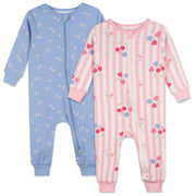 2-Pack Baby & Toddler Girls Fruit Snug Fit Footless Pajamas sleepwear Gerber® 