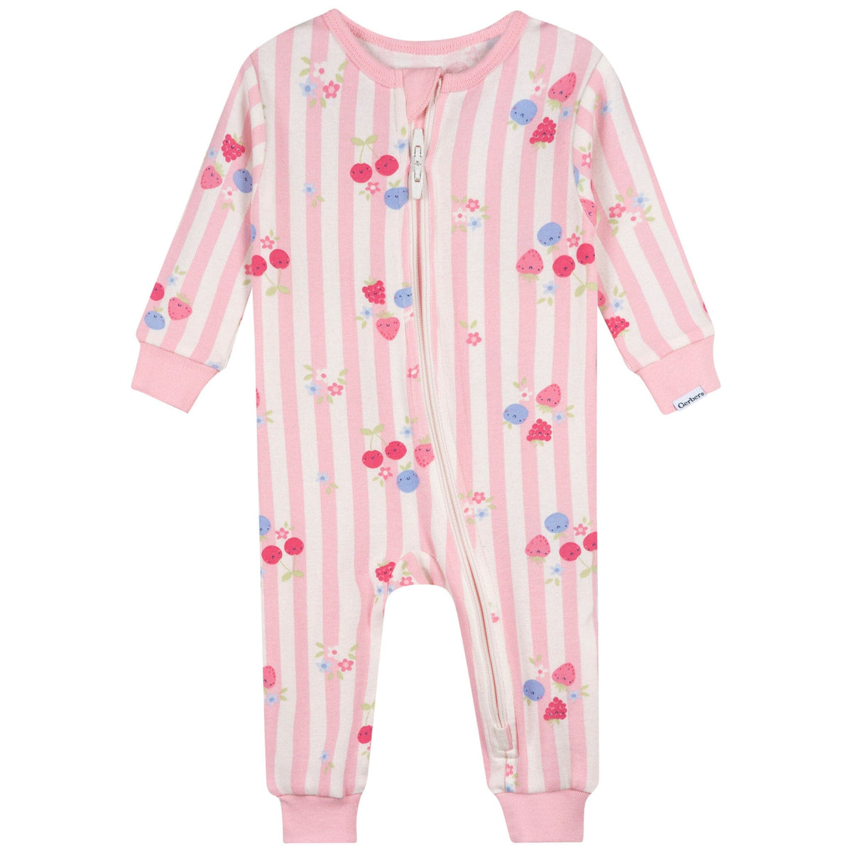 2-Pack Baby & Toddler Girls Fruit Snug Fit Footless Pajamas sleepwear Gerber® 