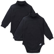 2-Pack Baby & Toddler Neutral Anthracite Turtleneck Onesies® Bodysuits onesies Gerber® 
