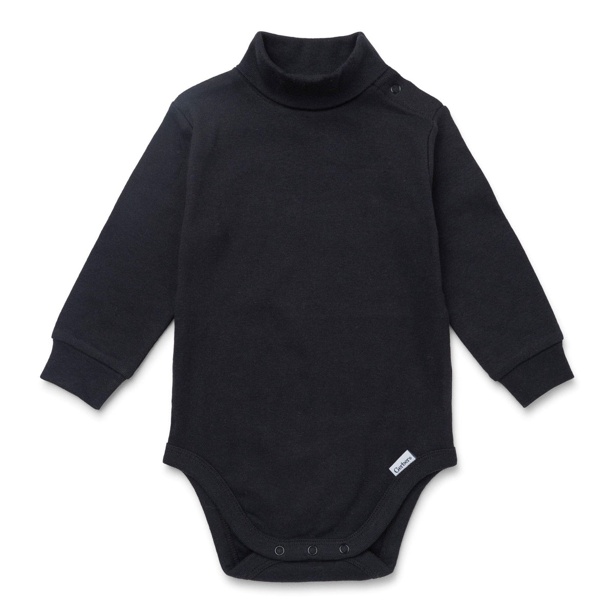 2-Pack Baby & Toddler Neutral Anthracite Turtleneck Onesies® Bodysuits onesies Gerber® 