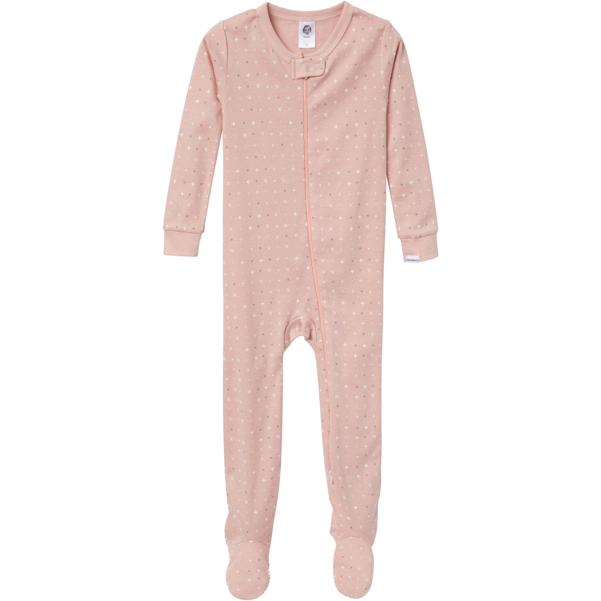 2-Pack Baby & Toddler Neutral Dog Snug Fit Footed Pajamas