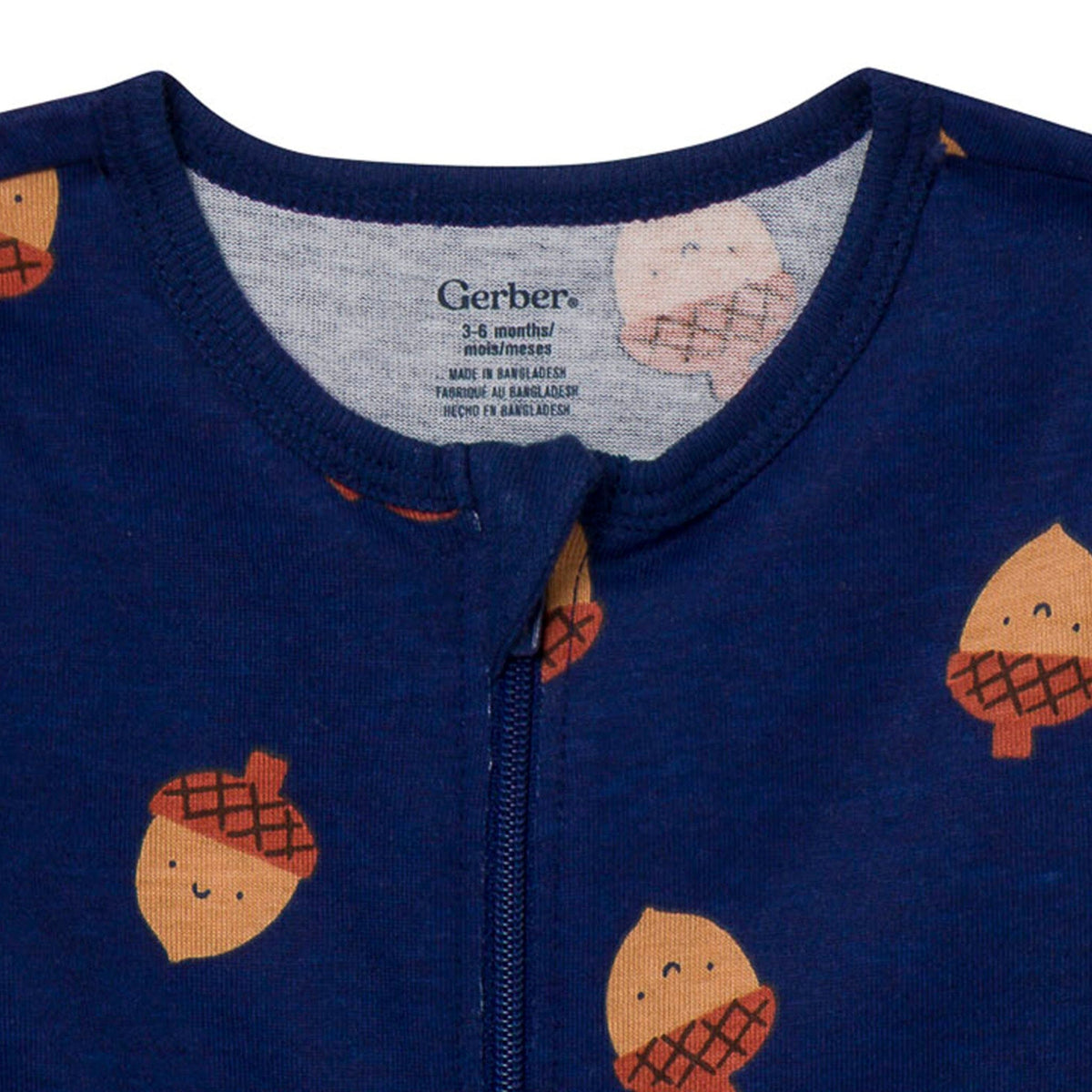 2-Pack Baby Boys Acorn Stripes Sleep 'N Play sleepwear Gerber® 