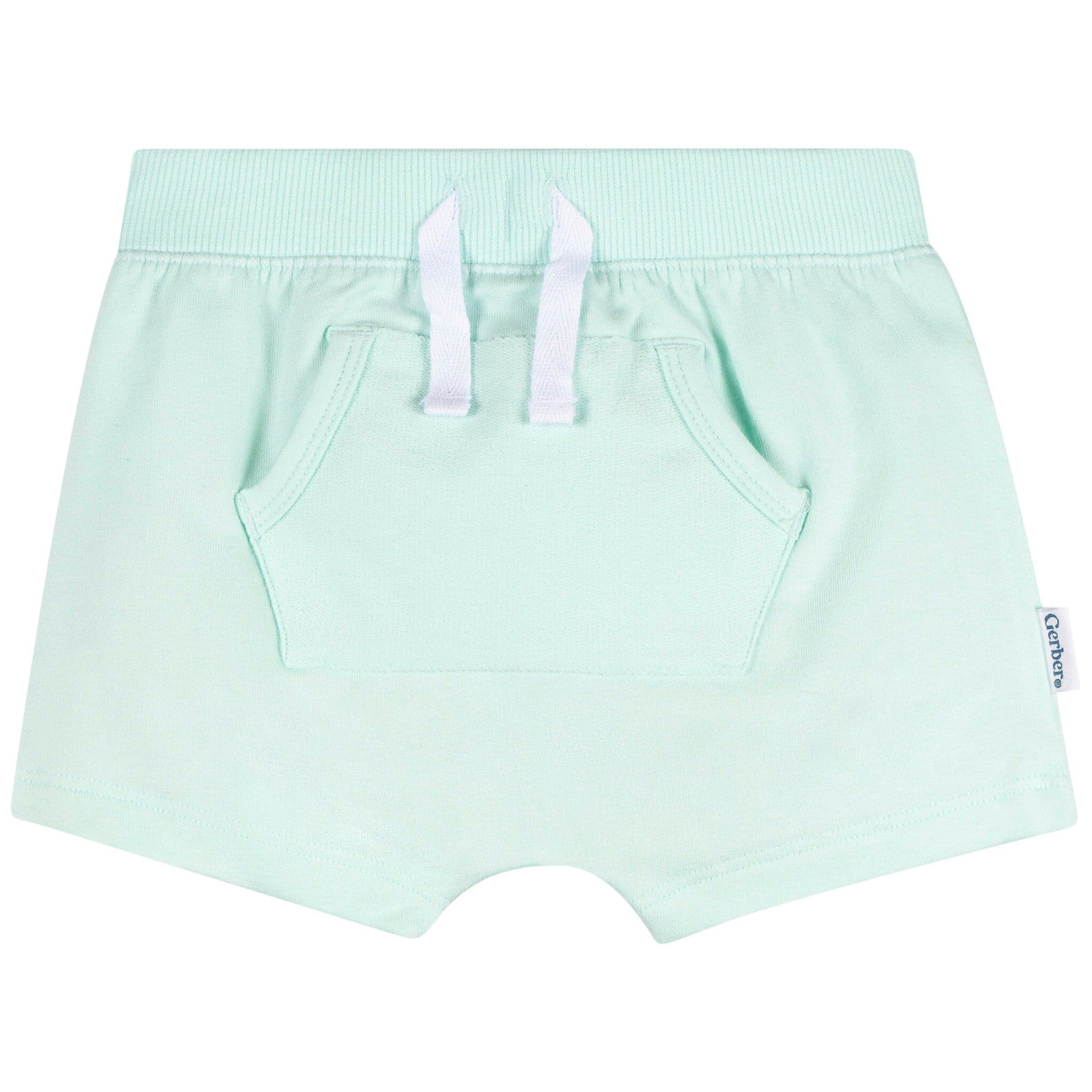 2-Pack Baby Boys Aqua & Peach Shorts Pants & Bottoms Gerber® 