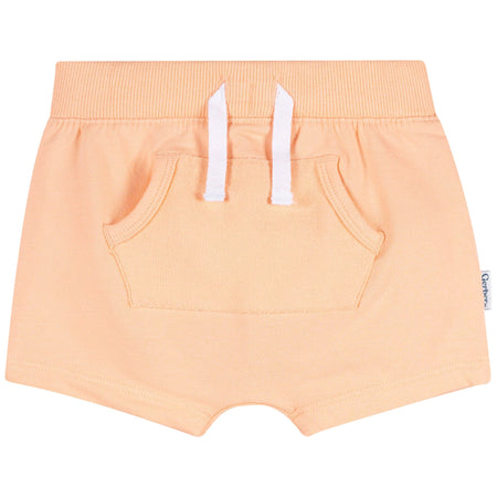 2-Pack Baby Boys Aqua & Peach Shorts