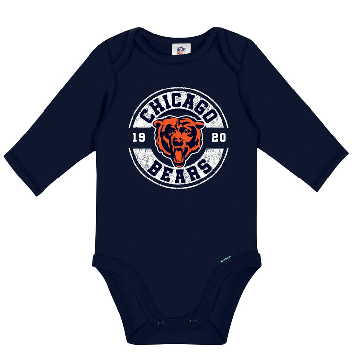 2-Pack Baby Boys Chicago Bears Long Sleeve Bodysuit Set NFL NFL 