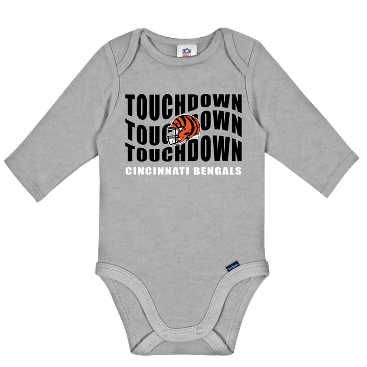 2-Pack Baby Boys Cincinatti Bengals Long Sleeve Bodysuit Set NFL NFL 