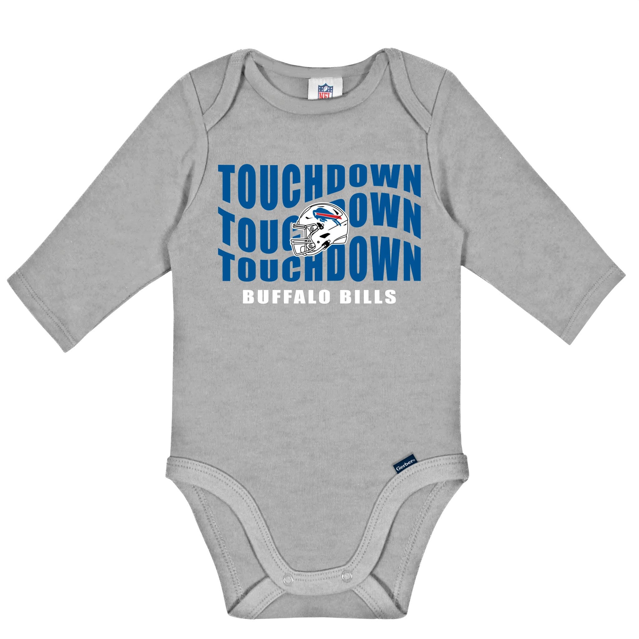 2-Pack Baby Boys Buffalo Bills Long Sleeve Bodysuit Set NFL NFL 