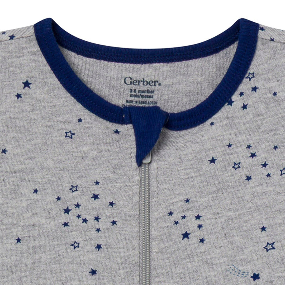 2-Pack Baby Boys Blue Dogs & Stars Sleep 'N Play sleepwear Gerber® 