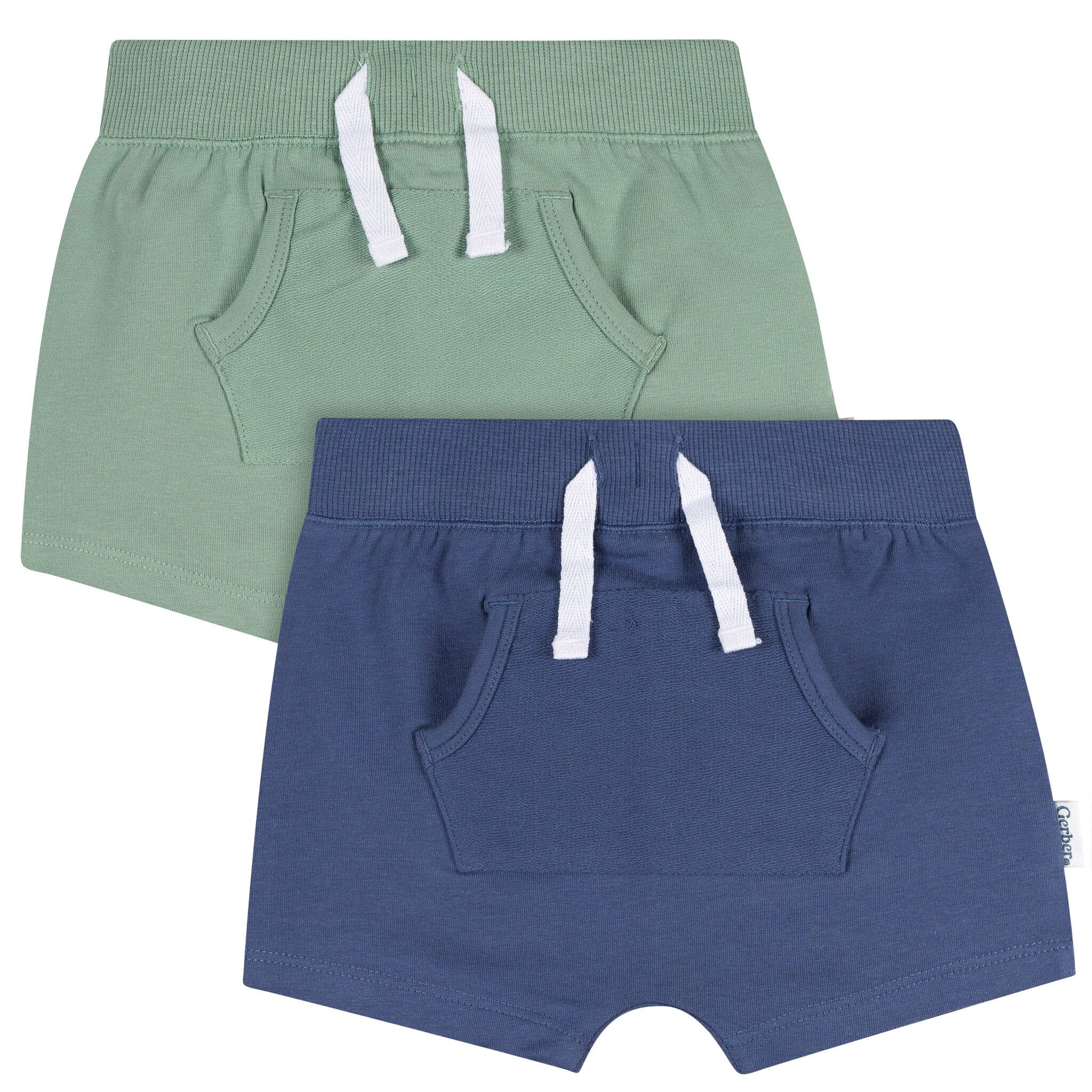 2-Pack Baby Boys Blue & Green Shorts Pants & Bottoms Gerber® 