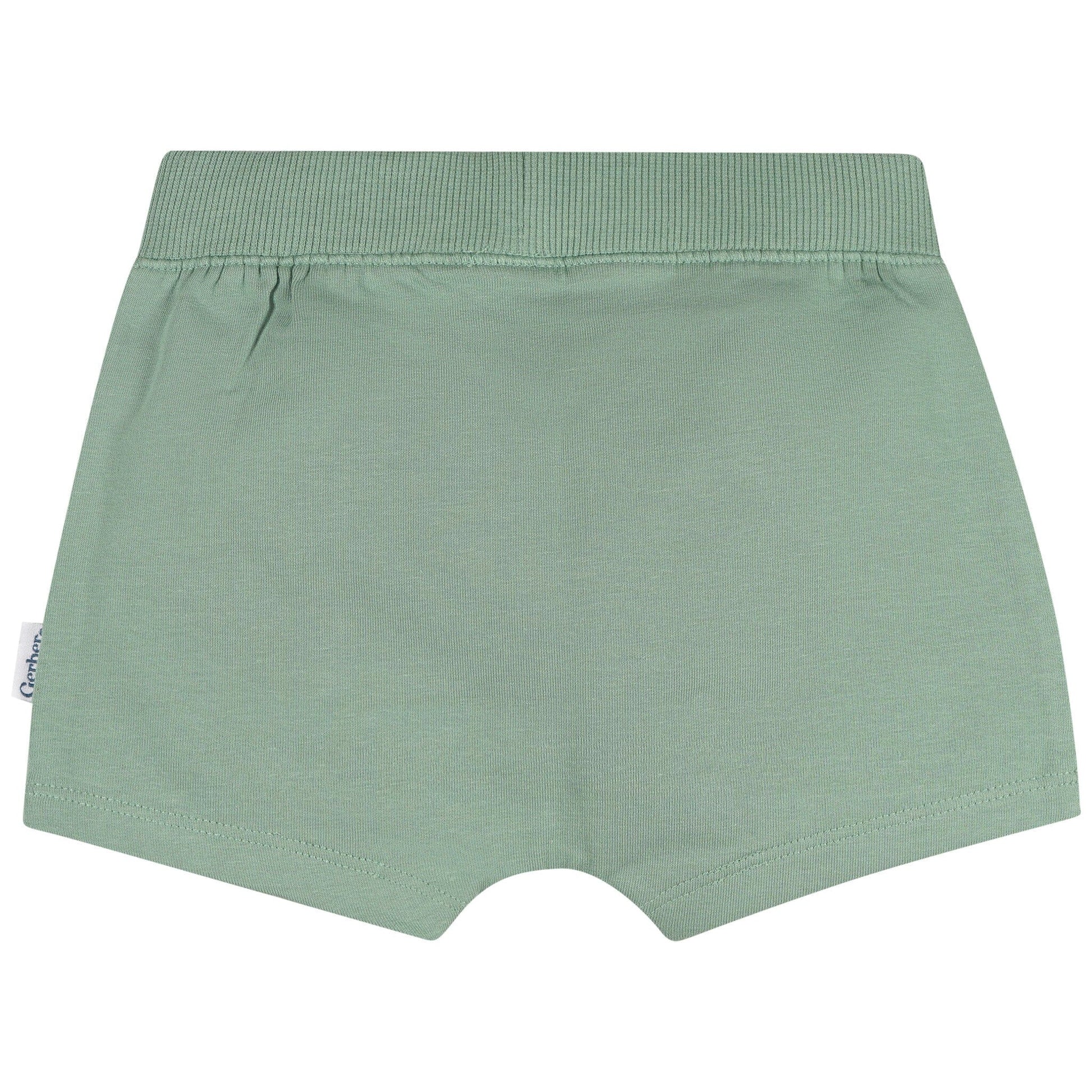2-Pack Baby Boys Blue & Green Shorts Pants & Bottoms Gerber® 