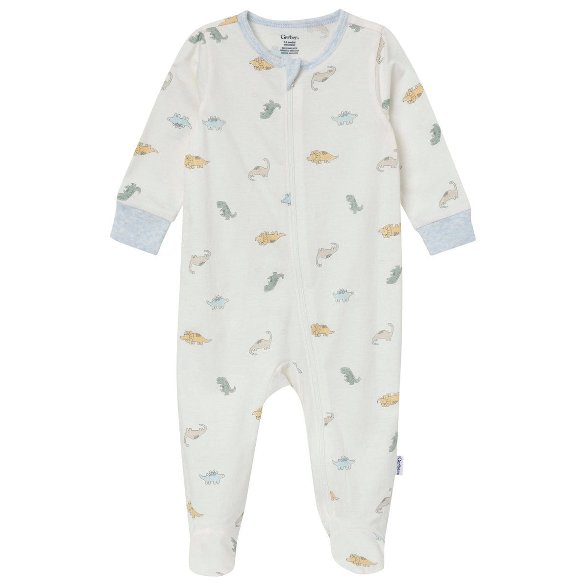 2-Pack Baby Boys Dino Leaves Sleep 'N Play sleepwear Gerber® 
