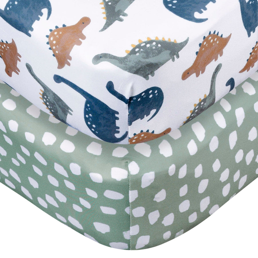 2-Pack Baby Boys Dino Time Crib Sheet Crib Sheets Gerber® 