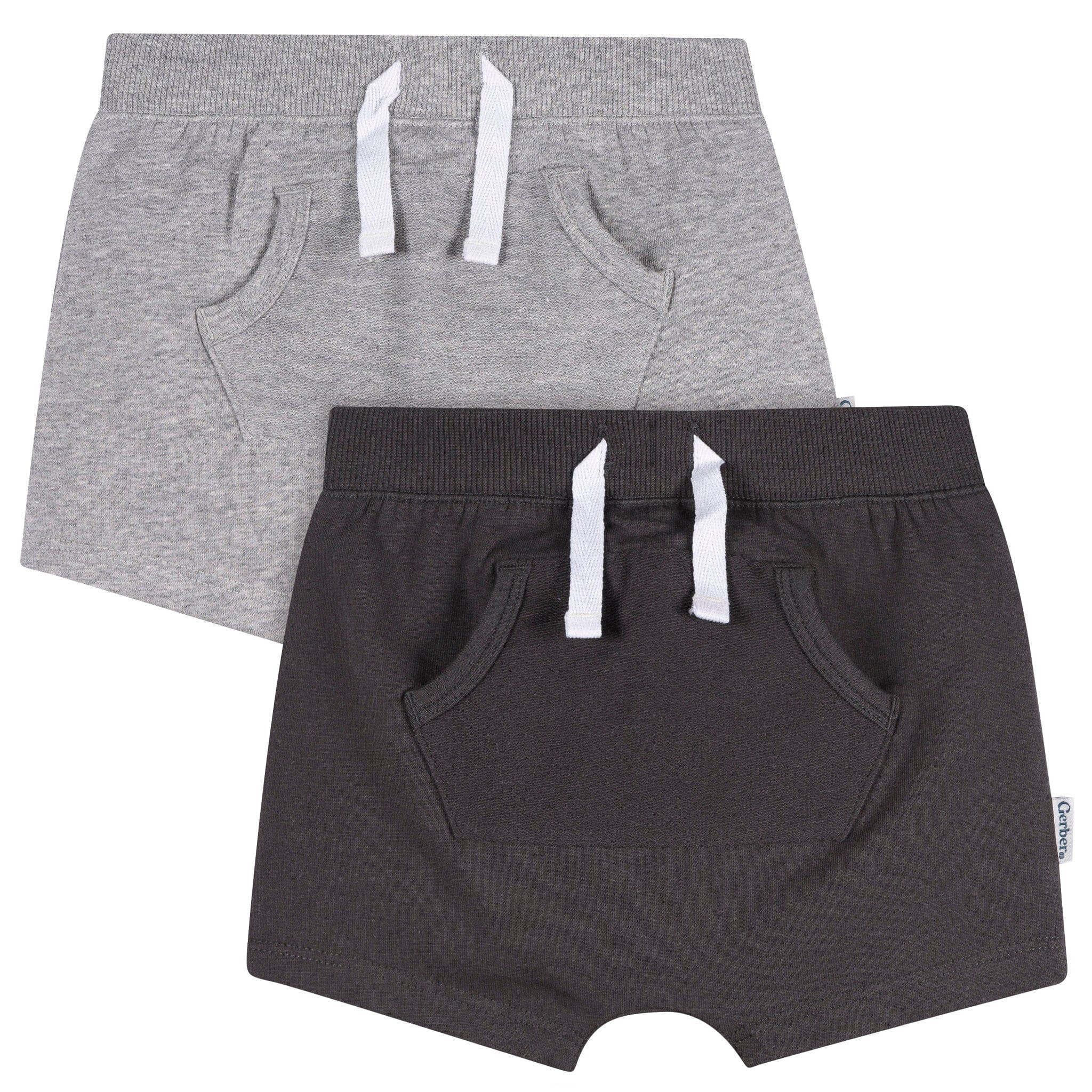 2-Pack Baby Boys Gray Shorts Pants & Bottoms Gerber® 