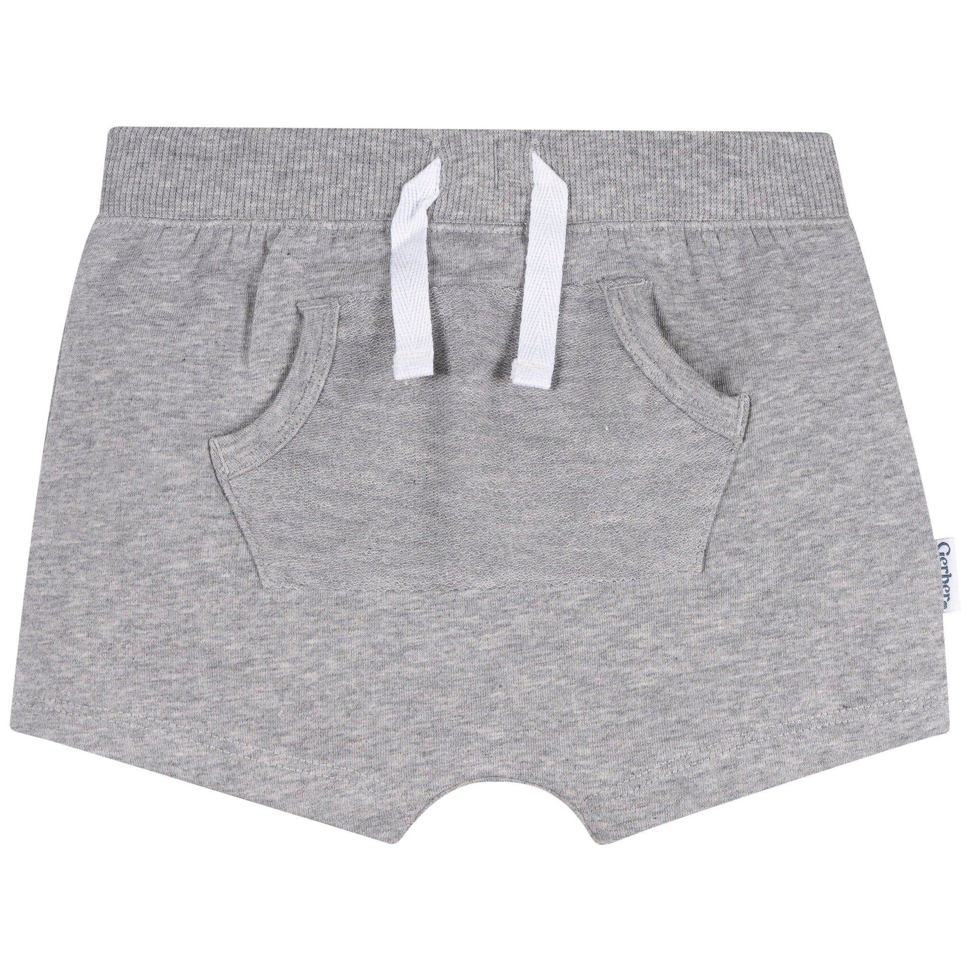 2-Pack Baby Boys Gray Shorts Pants & Bottoms Gerber® 