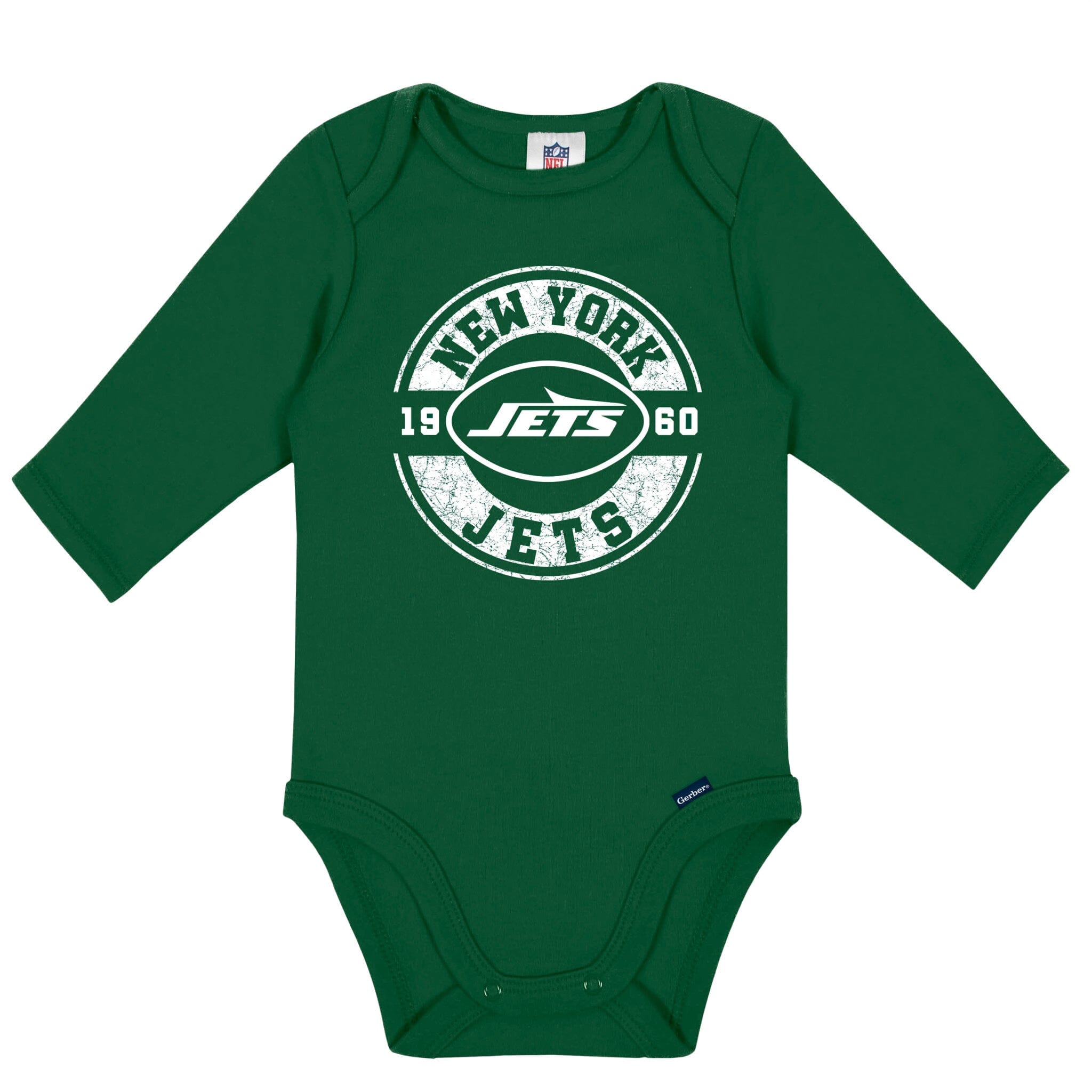 2-Pack Baby Boys New York Jets Long Sleeve Bodysuit Set NFL NFL 