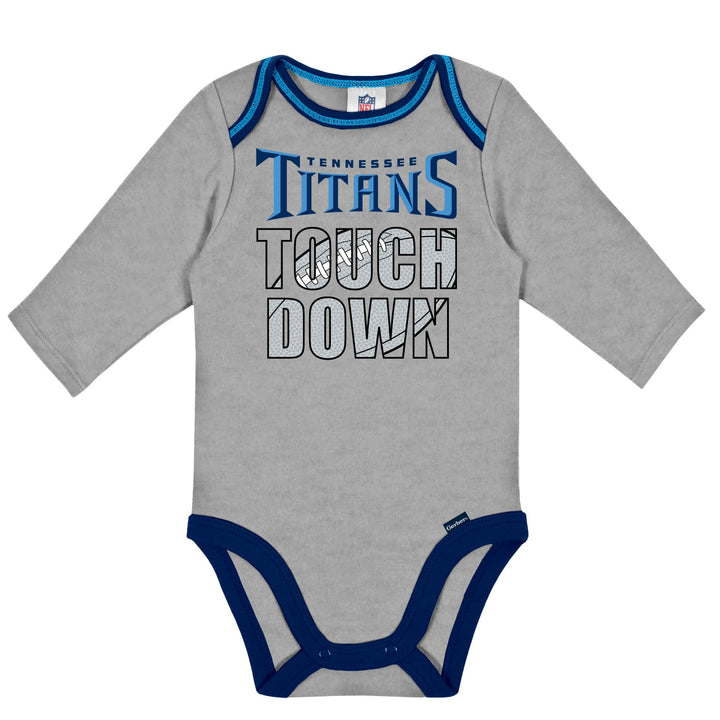 2-Pack Baby Boys Titans Long Sleeve Bodysuits