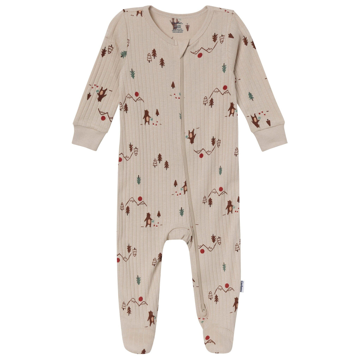2-Pack Baby Boys Woodland Bears Sleep 'N Play sleepwear Gerber® 