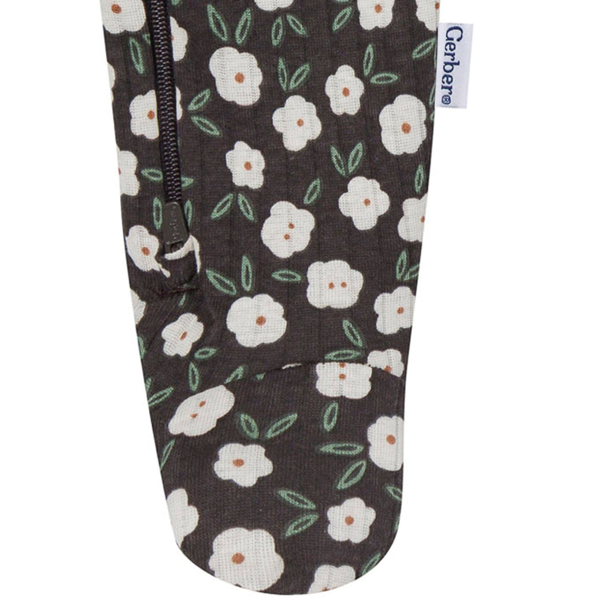 2-Pack Baby Girls Black & Blush Floral Sleep 'N Play sleepwear Gerber® 