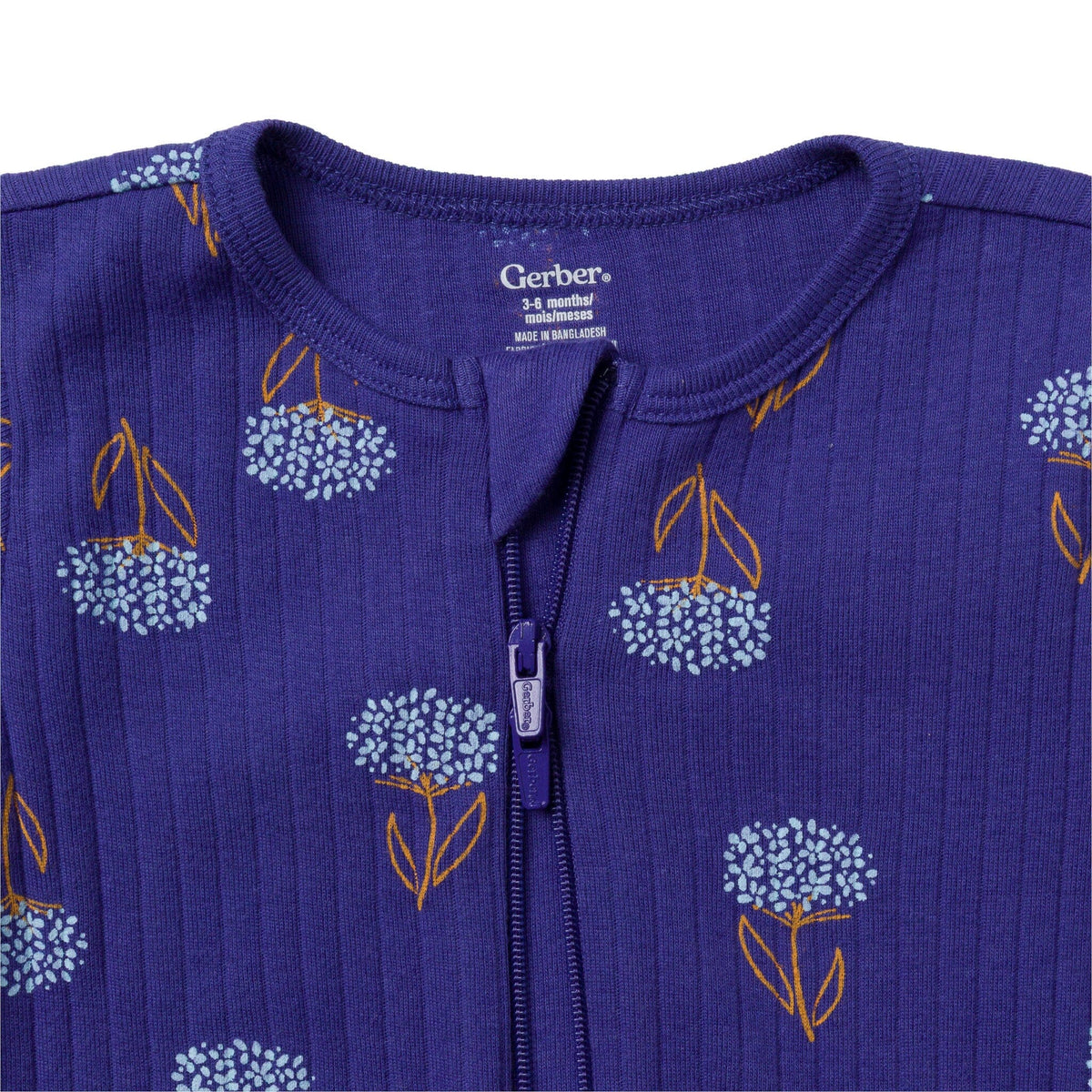 2-Pack Baby Girls Hydrangeas Sleep 'N Play sleepwear Gerber® 
