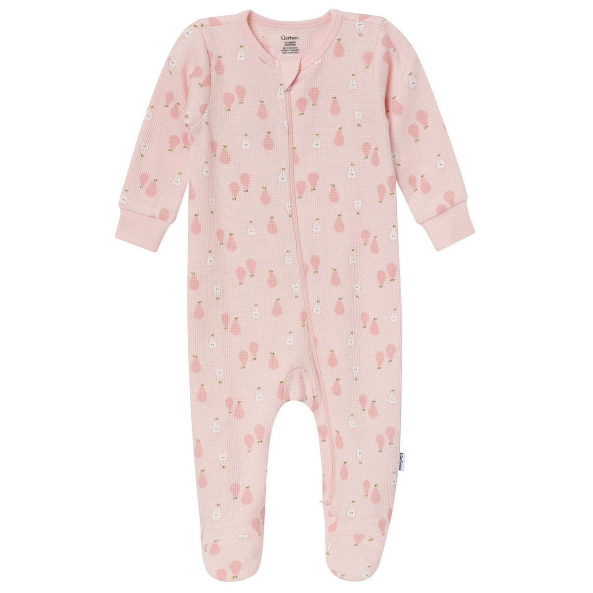 2-Pack Baby Girls Pink Pears Sleep 'N Play sleepwear Gerber® 