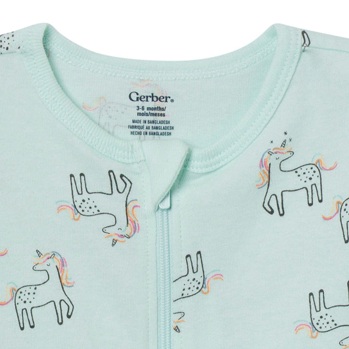2-Pack Baby Girls Unicorns Sleep 'N Play sleepwear Gerber® 