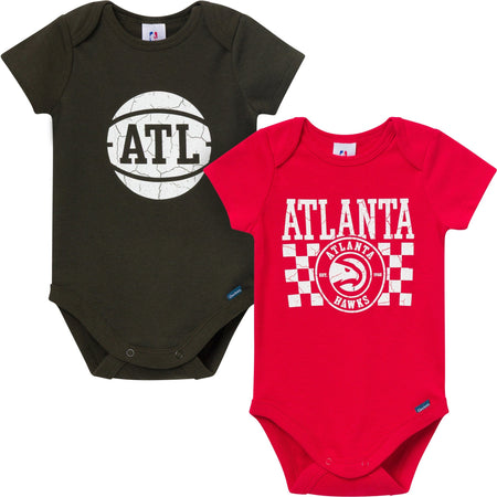 2-Pack Baby Neutral Atlanta Hawks Bodysuits
