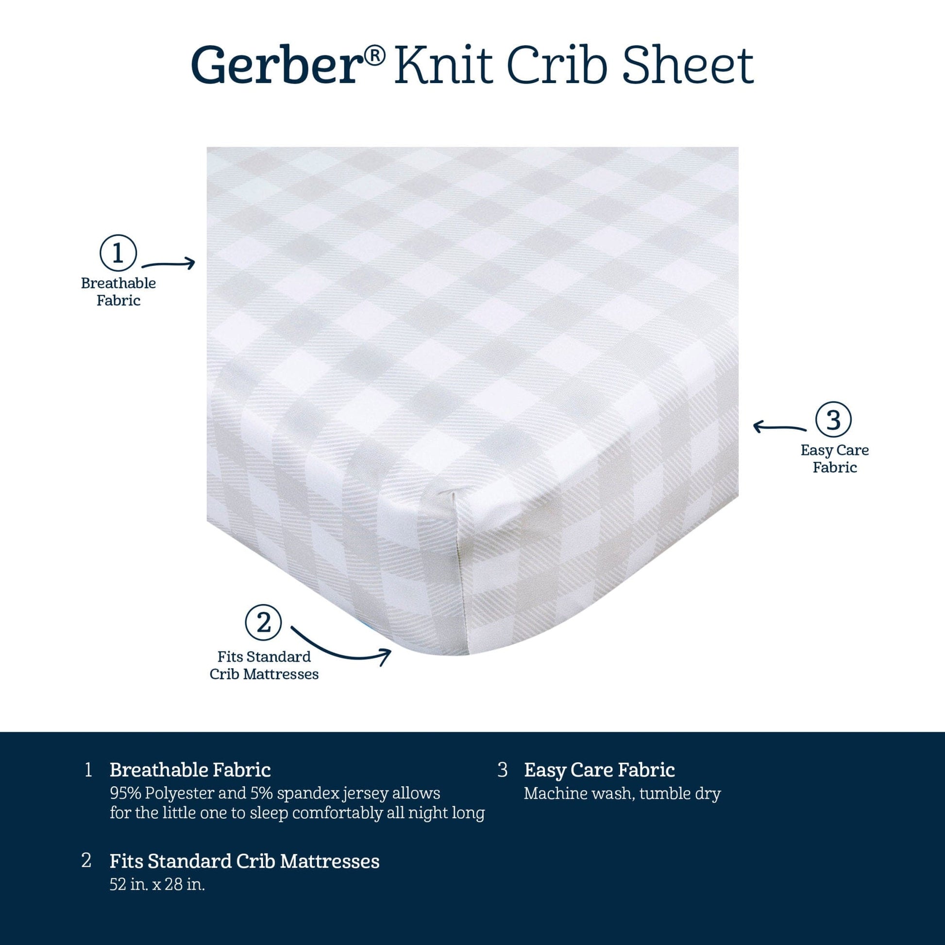 2-Pack Baby Neutral Boho Rainbow Crib Sheet Crib Sheets Gerber® 