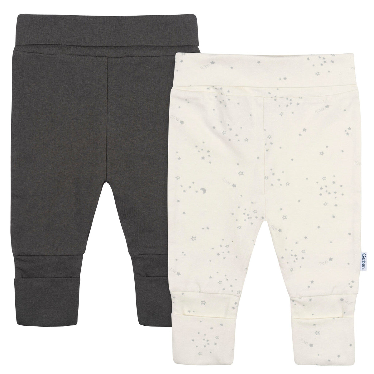 2-Pack Baby Neutral Charcoal Pants bottoms Gerber® 