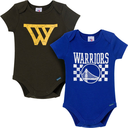 2-Pack Baby Neutral Golden State Warriors Bodysuits