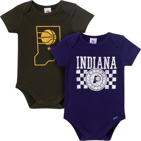 2-Pack Baby Neutral Indiana Pacers Bodysuits