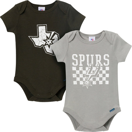 2-Pack Baby Neutral San Antonio Spurs Bodysuits