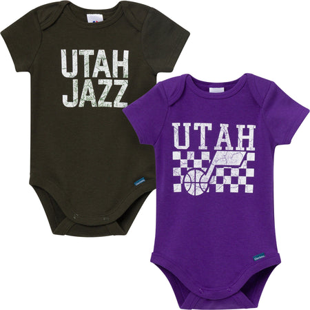 2-Pack Baby Neutral Utah Jazz Bodysuits