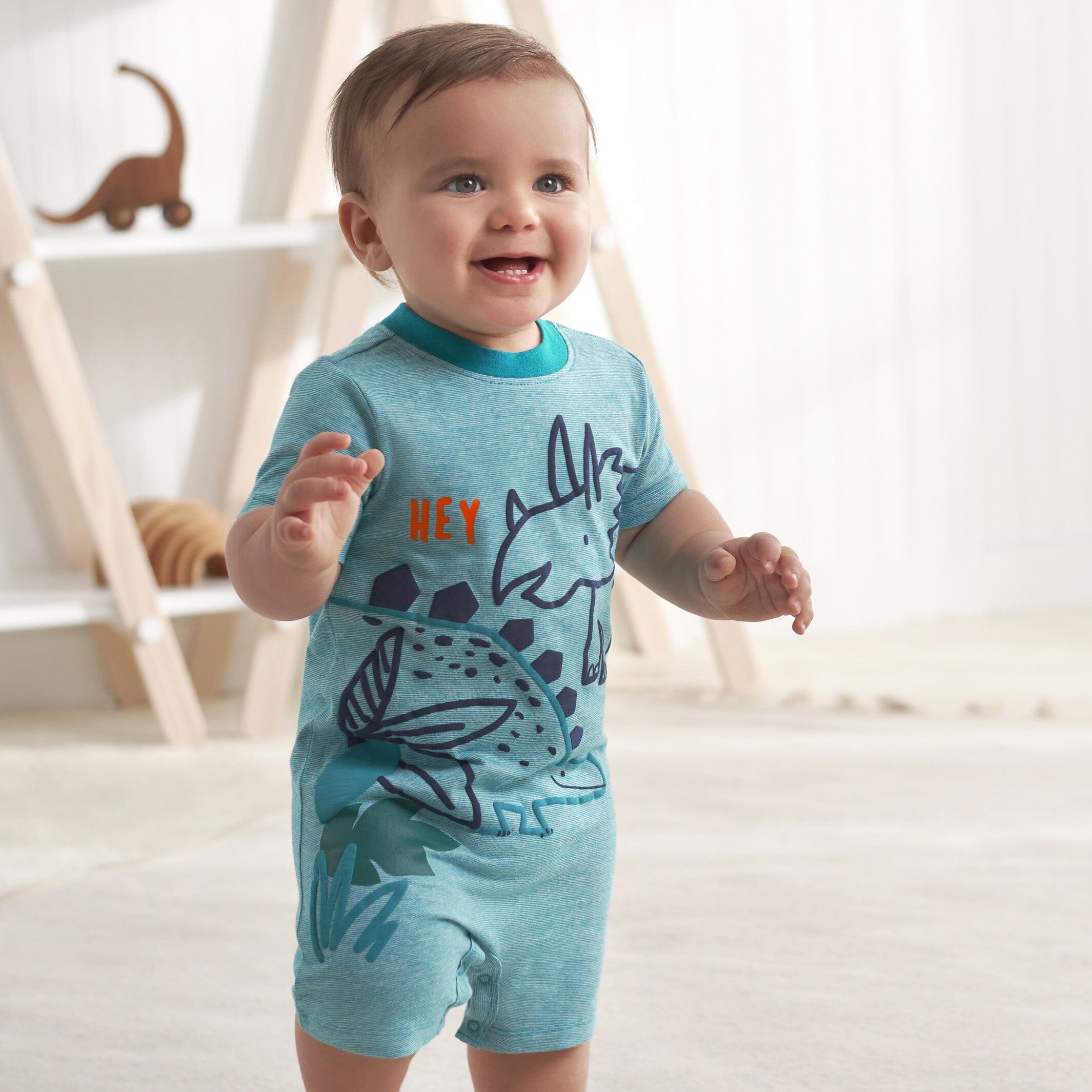2-Pack Baby Boys Dino Blues Rompers – Gerber Childrenswear
