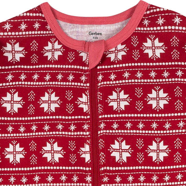 2-Pack Infant & Toddler Girls Ornaments Snug Fitting Footless Pajamas Sleepwear Gerber® 