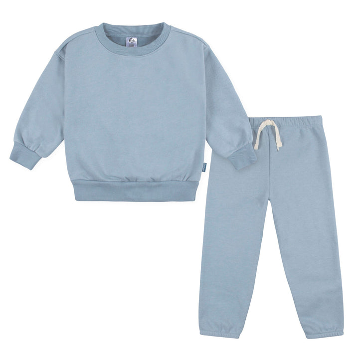 2-Piece Baby & Toddler Boys Blue Fleece Set