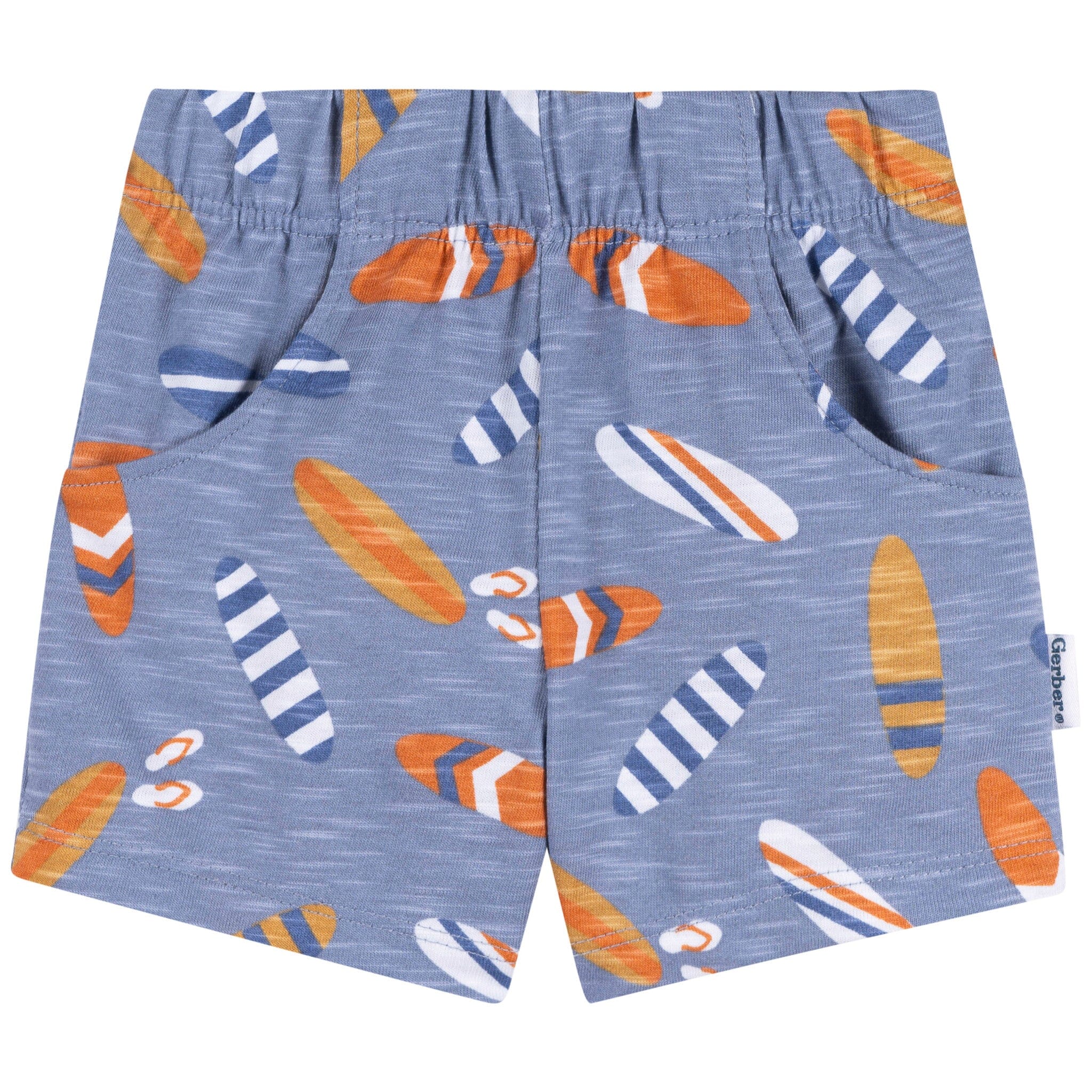 2-Piece Baby & Toddler Boys Blue Surfboard T-Shirt and Shorts Set Outfits & Sets Gerber® 