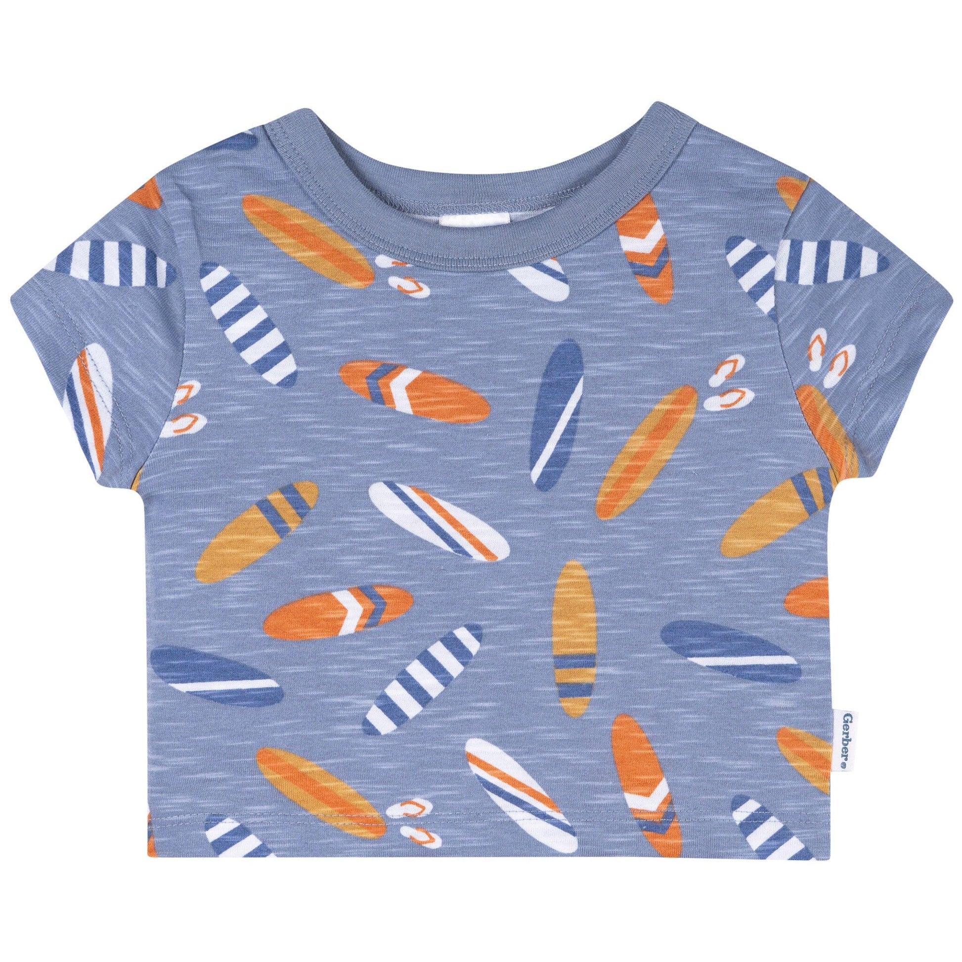 2-Piece Baby & Toddler Boys Blue Surfboard T-Shirt and Shorts Set Outfits & Sets Gerber® 