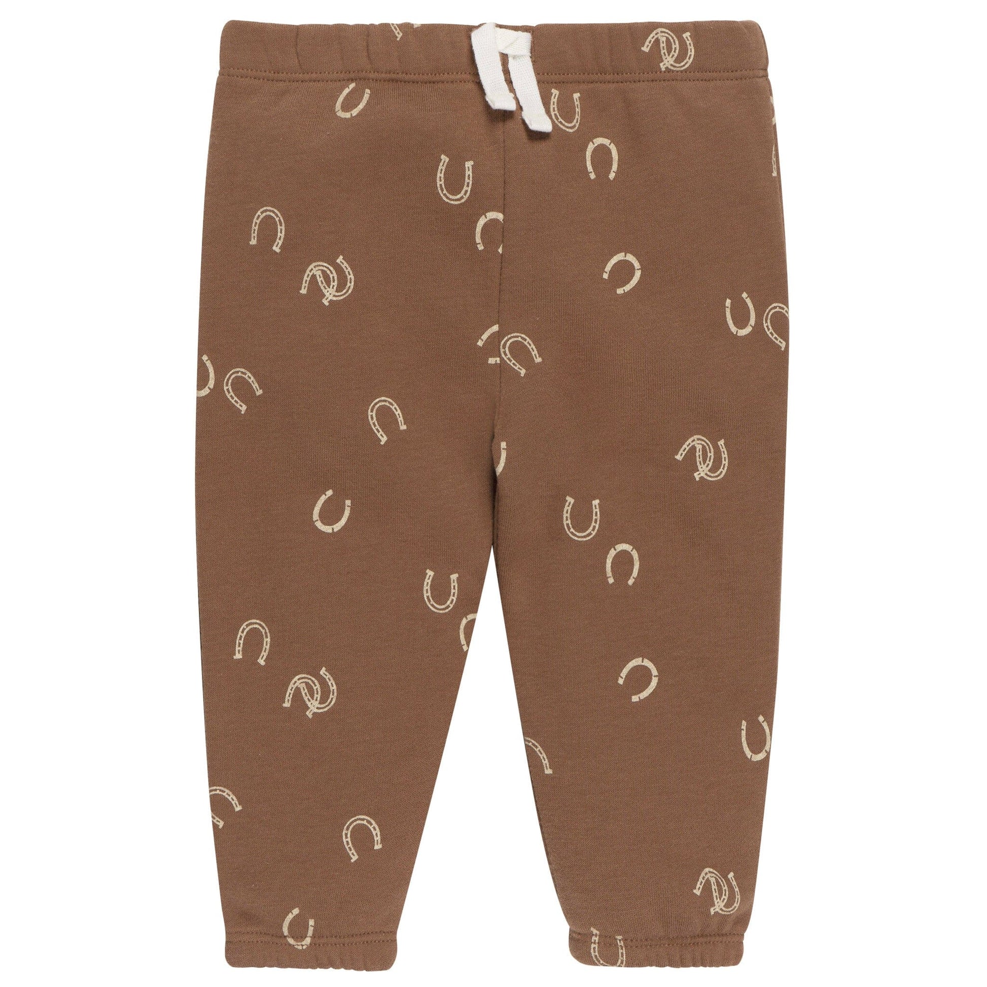 2-Piece Baby & Toddler Boys Brown Horseshoe Fleece Outfit Set outfits Gerber® 