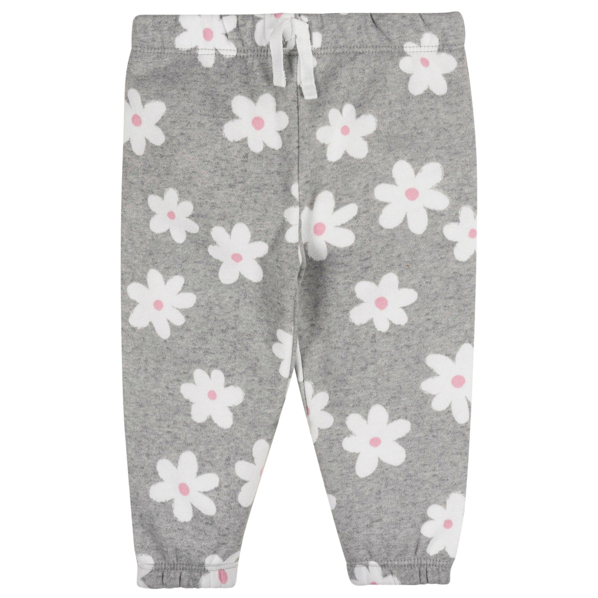 2-Piece Baby & Toddler Girls Big Daisies Fleece Outfit Set Outfits & Sets Gerber® 
