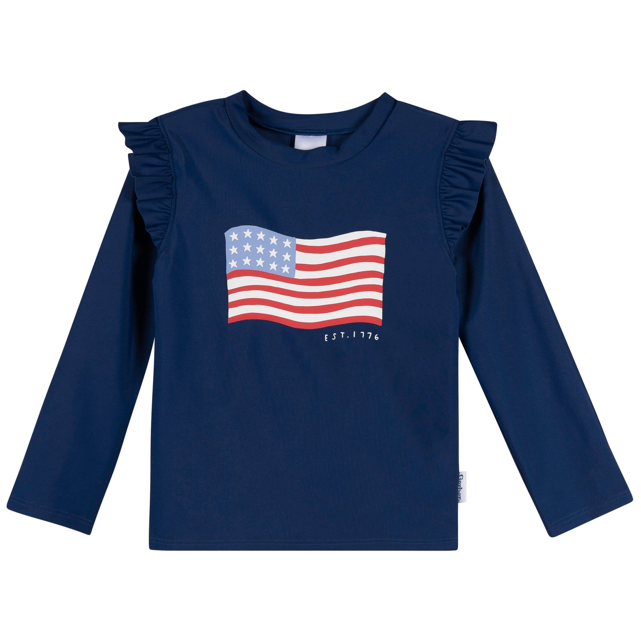 2-Piece Baby & Toddler Girls Usa Flag Rashguard and Bottoms Swimwear Gerber® 