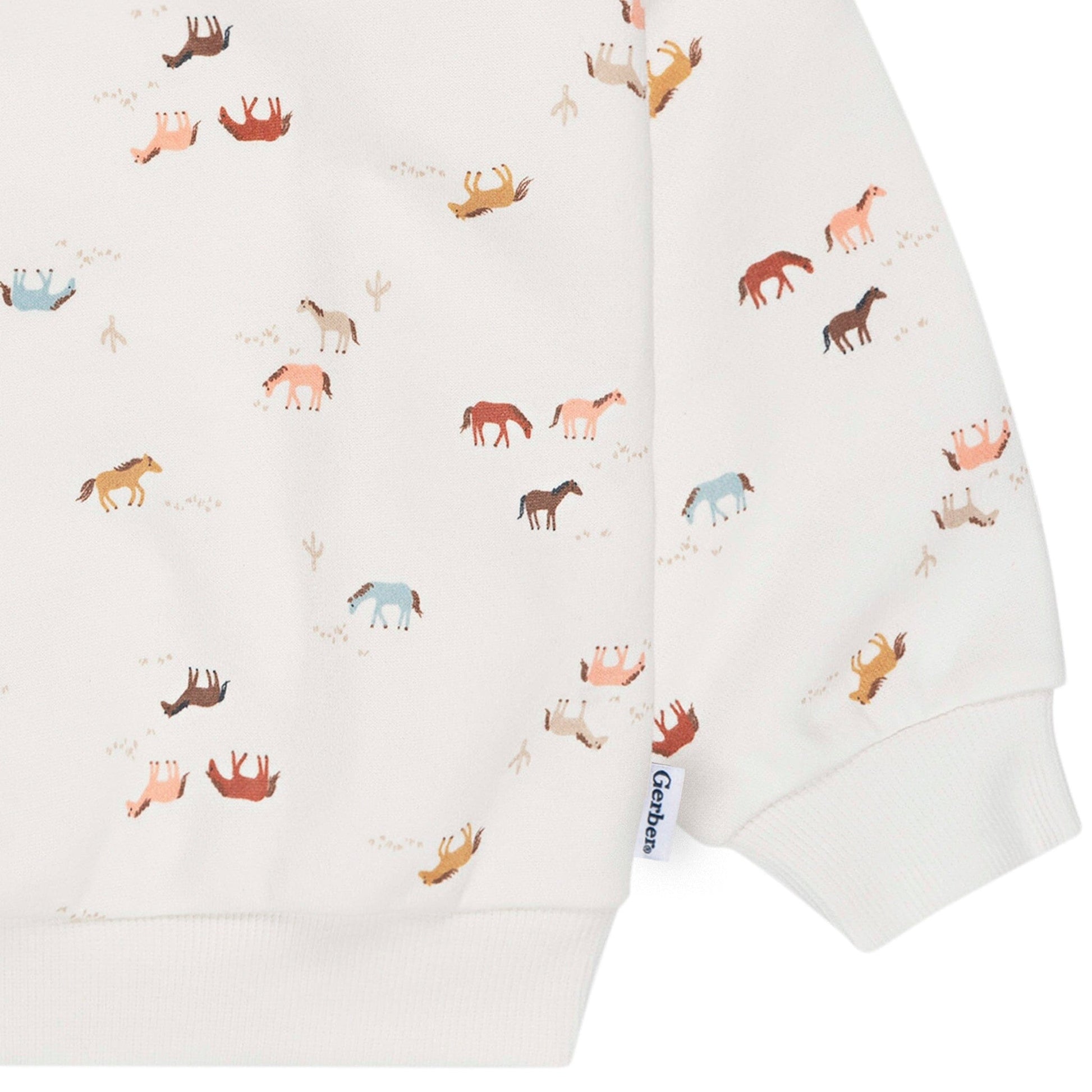 2-Piece Baby & Toddler Girls Western Horses Fleece Outfit Set Outfits & Sets Gerber® 