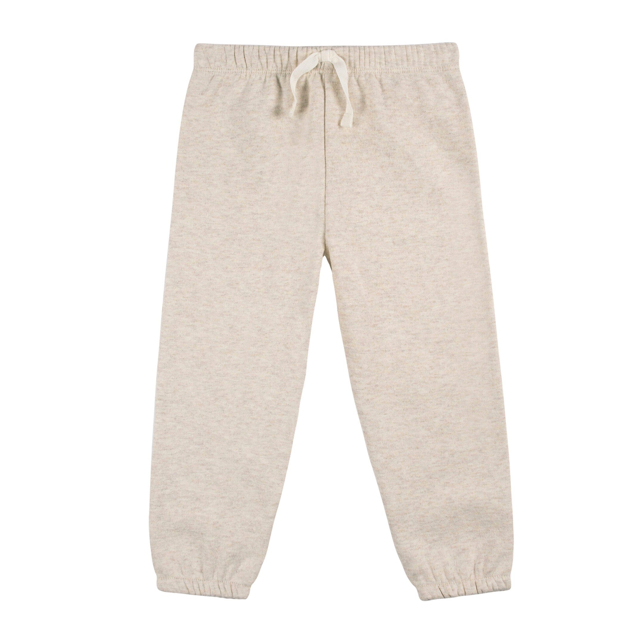 2-Piece Baby & Toddler Neutral Oatmeal Heather Fleece Set