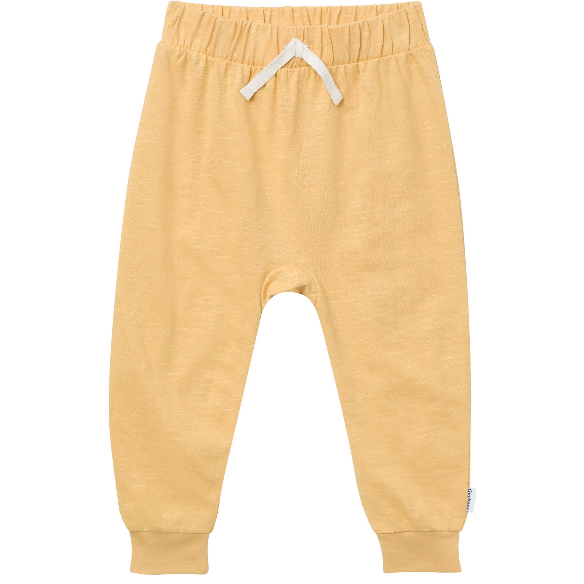 2-Piece Infant & Toddler Neutral Yellow T-Shirt & Jogger