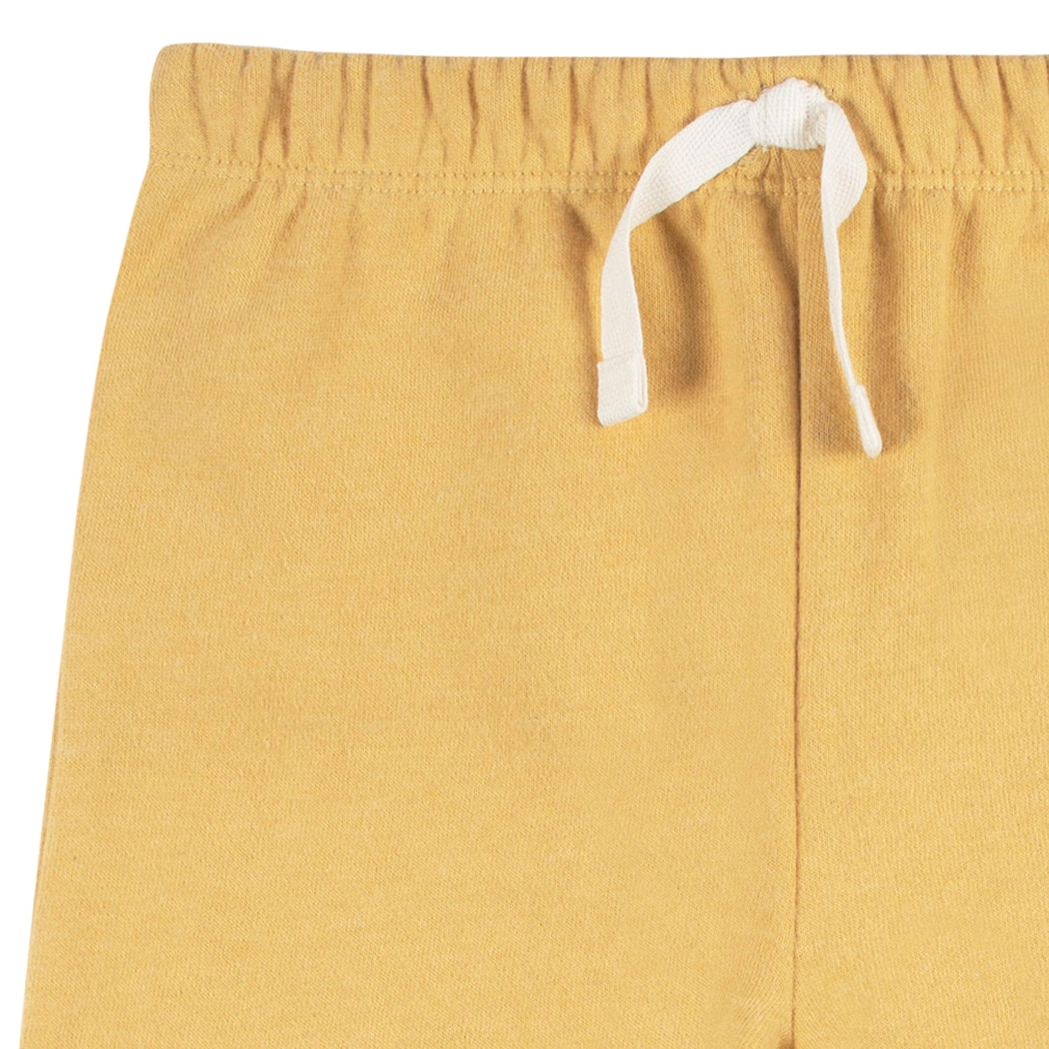 2-Piece Baby & Toddler Neutral Yellow Fleece Set