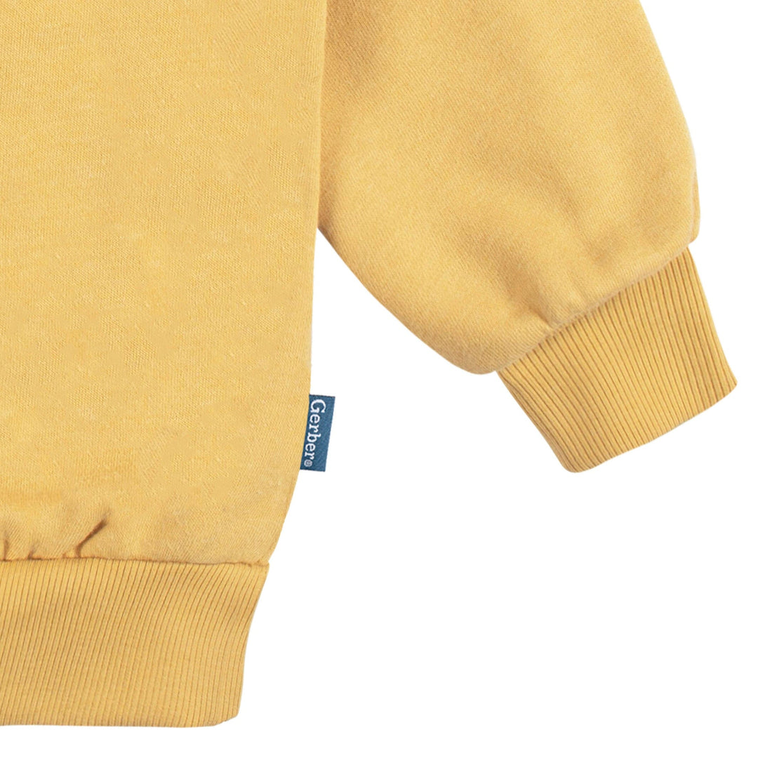 2-Piece Baby & Toddler Neutral Yellow Fleece Set