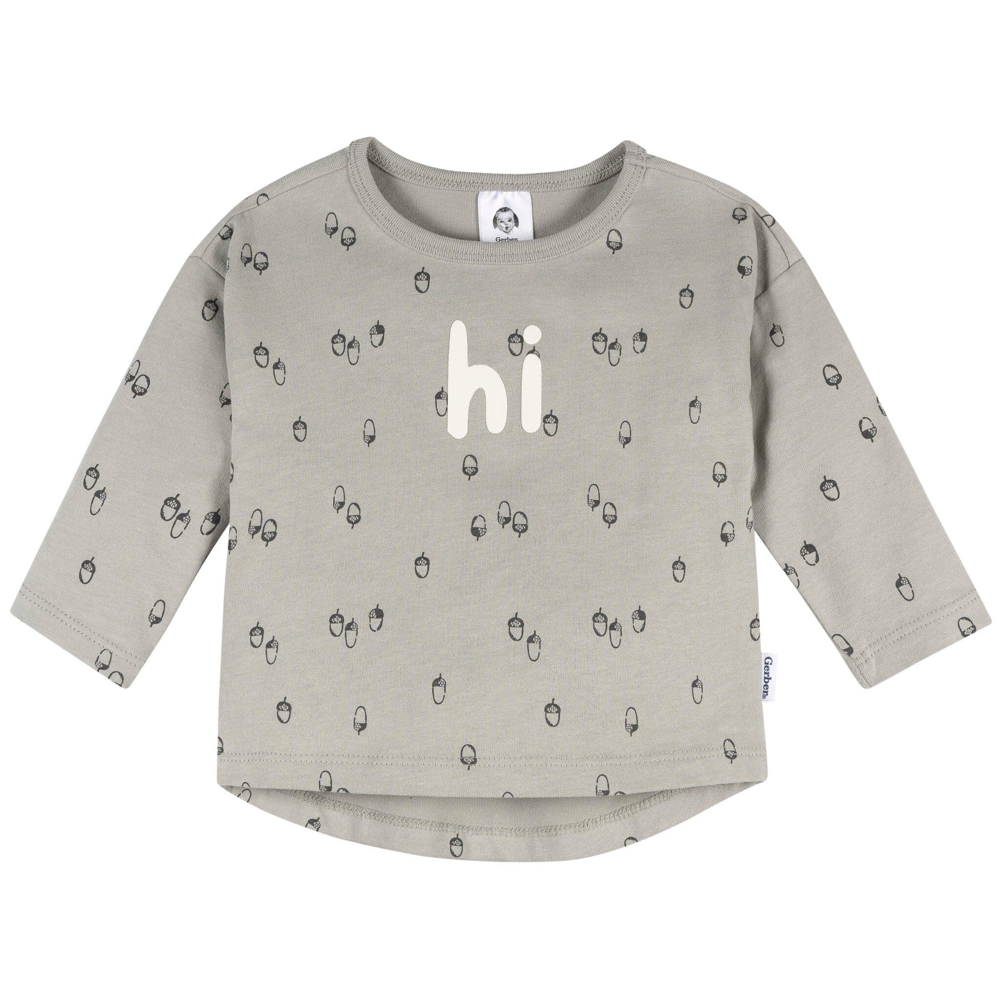 2-Piece Baby Boys Gray Arcon Top & Joggers Outfits & Sets Gerber® 